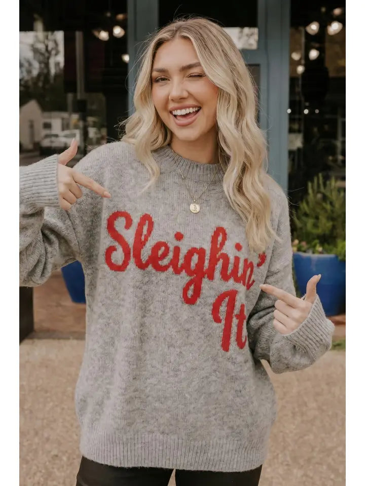Sleighin It Holiday Sweater