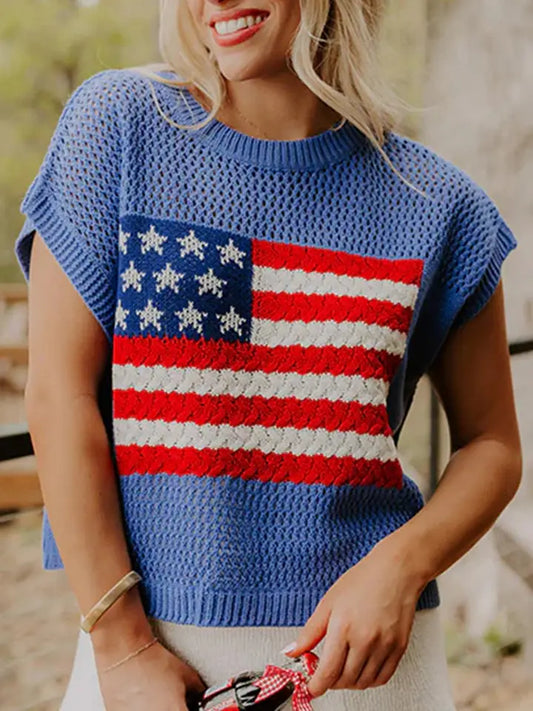 Land of the free knit Tee