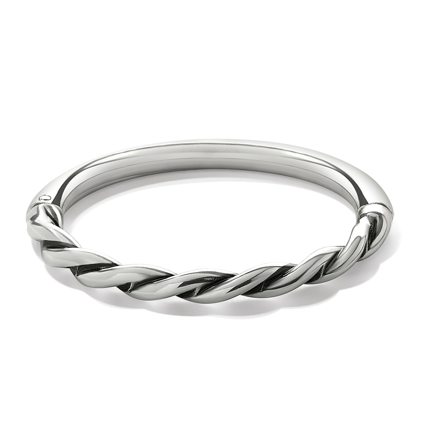 JF0098 Interlok Twist Hinged Bangle Bracelet