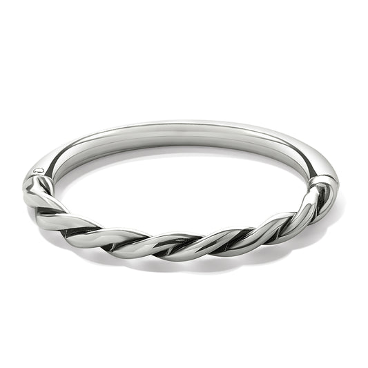 JF0098 Interlok Twist Hinged Bangle Bracelet