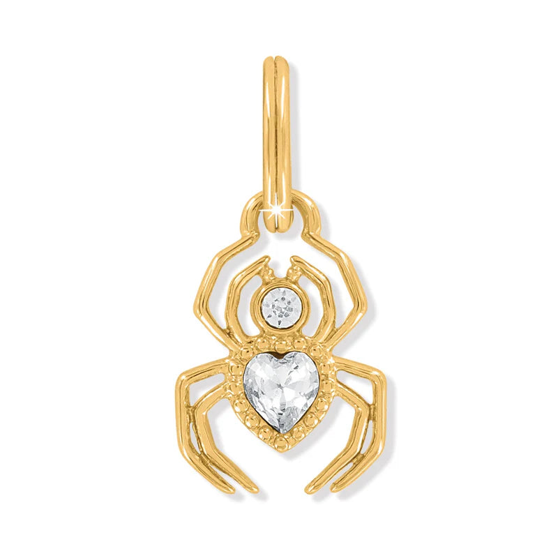 JC7335 Golden Spider Charm