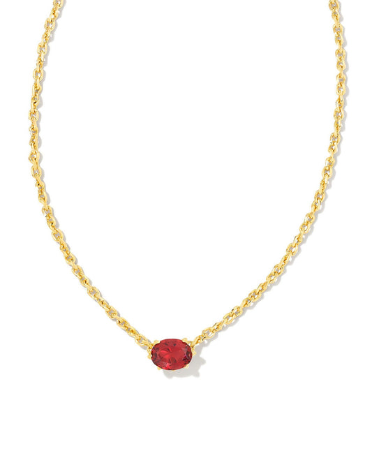 9608803554 CAILIN CRYSTAL PENDANT BURGUNDY
