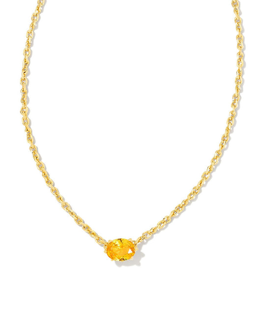 9608803558 CAILIN CRYSTAL PENDANT GOLDEN YELLOW