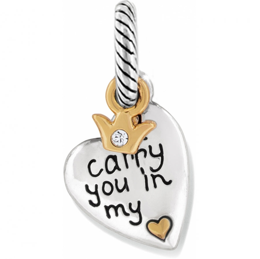 J99762 Sil/GP Carry You Charm