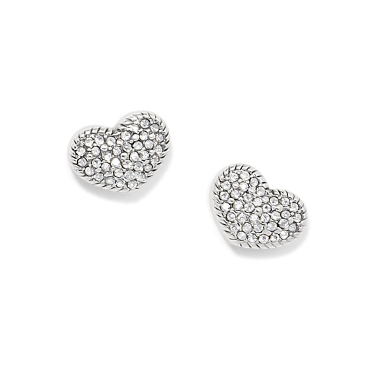 JA0039 Illumina Celeste Heart Post Earring