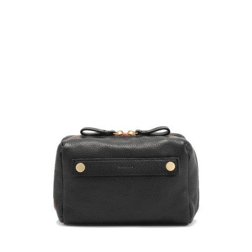 Powers Medium Black/Brushed Gold Red Zipper