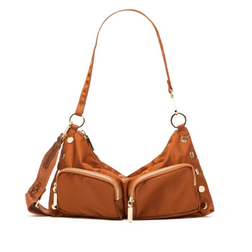 Kyle Medium Amber Nylon/Gold