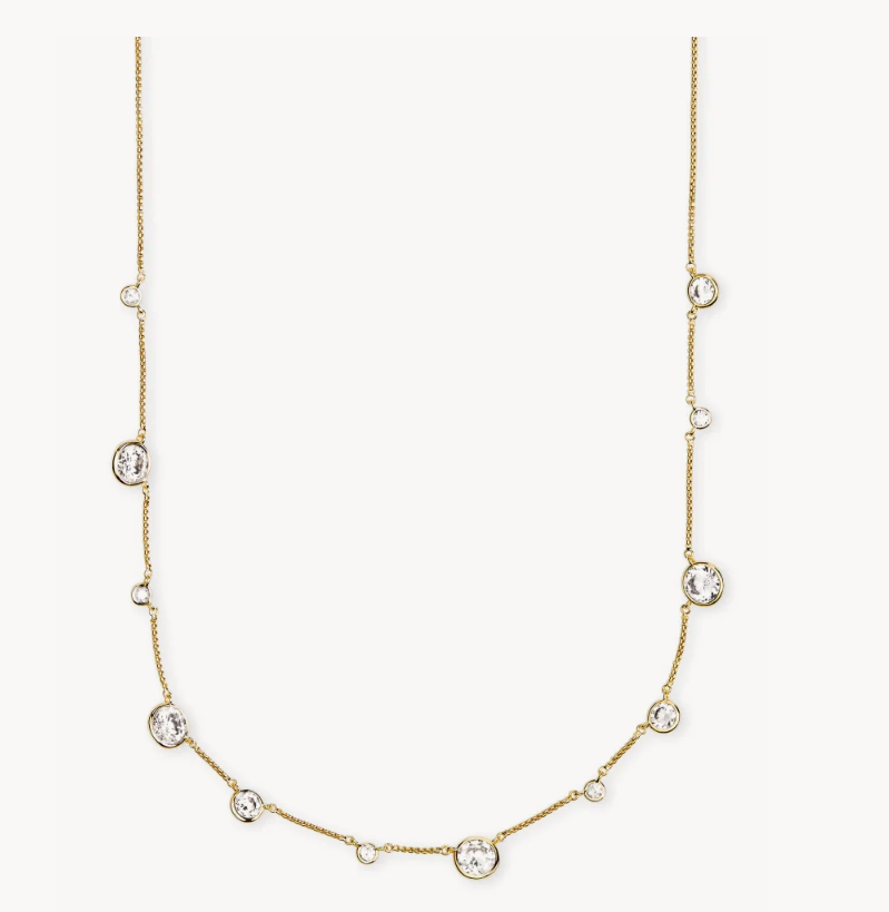 Clementine Choker Necklace in Gold