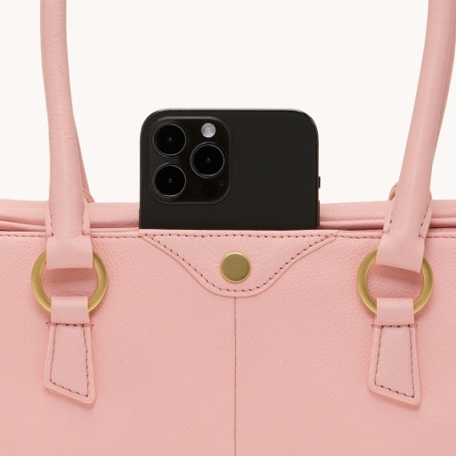 Meredith Small Flamingo Flora/Brushed Gold