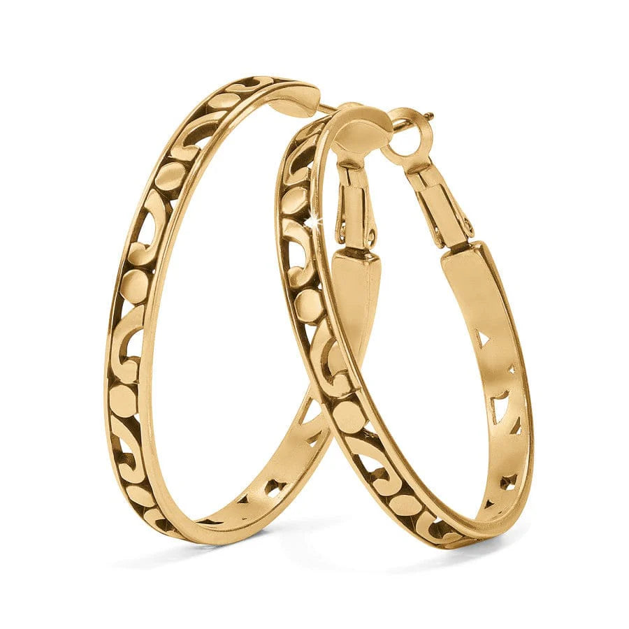 JA9907 Contempo Large Hoop Earrings