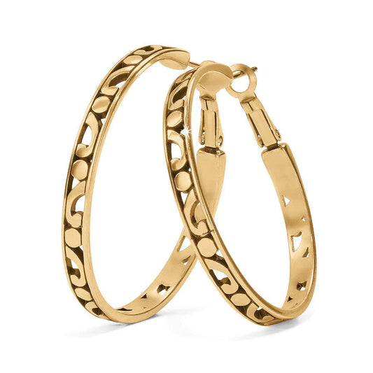 JA9907 Contempo Large Hoop Earr