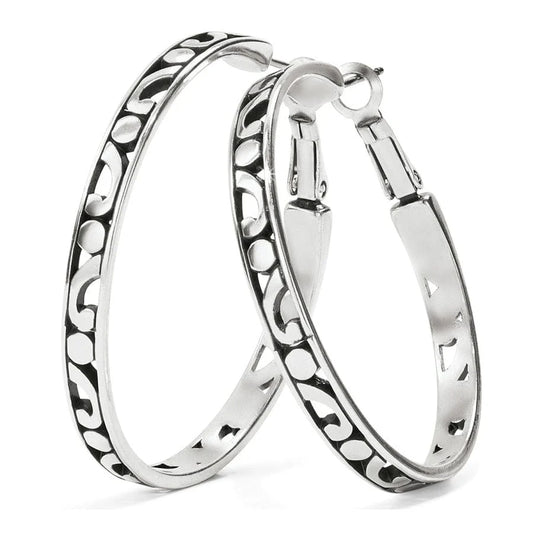 JE8180 Contempo Large Hoop Earr