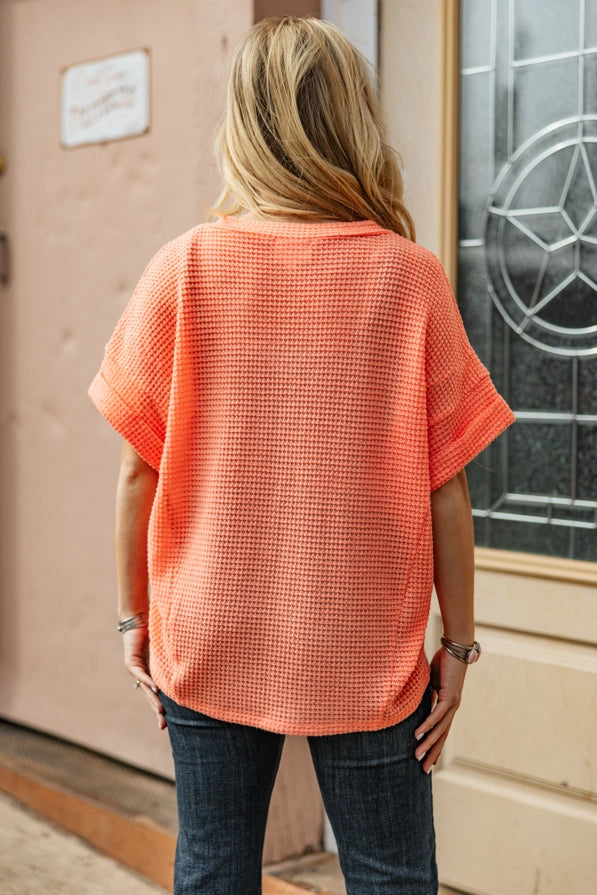 Crochet V Neckline Poncho Top