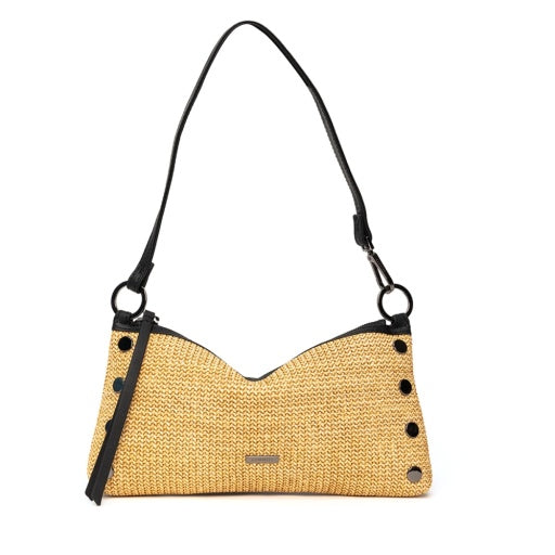 Kyle Noir Smooth Raffia/Gunmetal