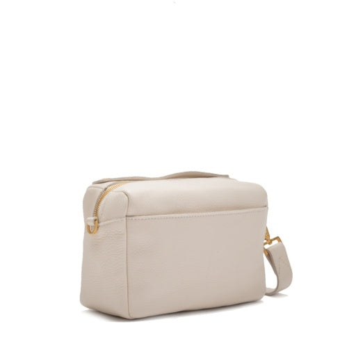 Evan Crossbody Small Calla Lily White/Brushed Gold