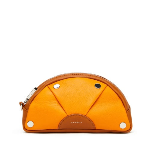 Shelley Pouch Tailored Tangerine/Silver