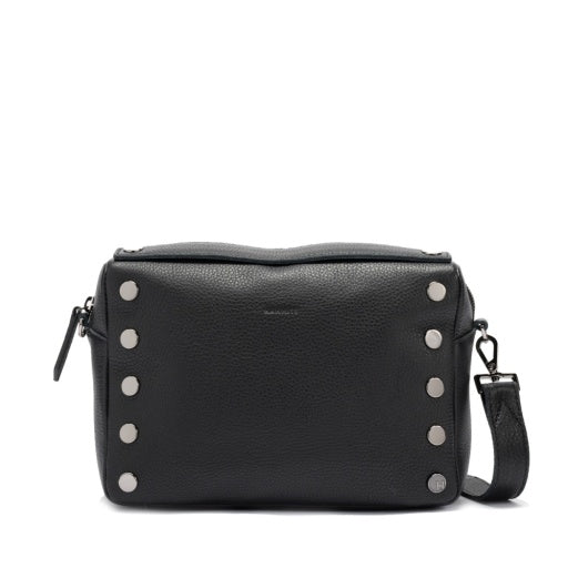 Hammitt Evan Medium Crossbody Black Gunmetal