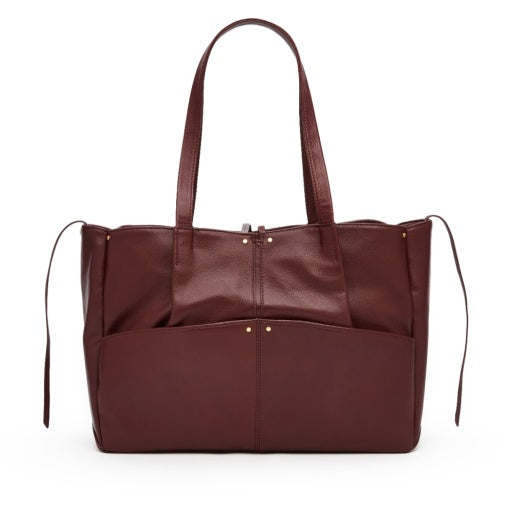 PREORDER NOW!  Meryl Carryall Cherrywood Pebble/Brushed Gold