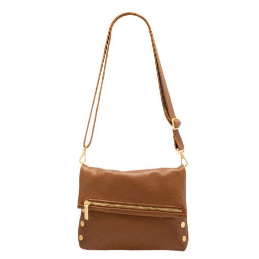 Vip Medium Mahogany Pebble/Brushed Gold Red Zipper