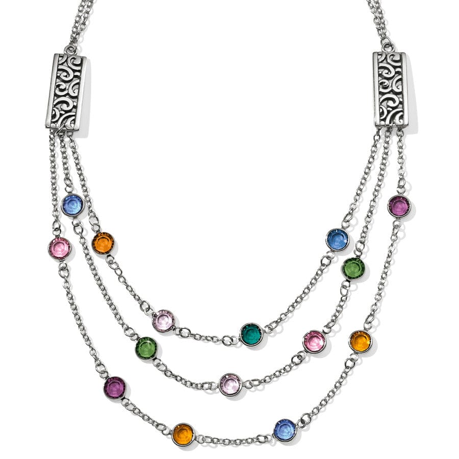 JL9753 Elora Gems Multi Layer Necklace