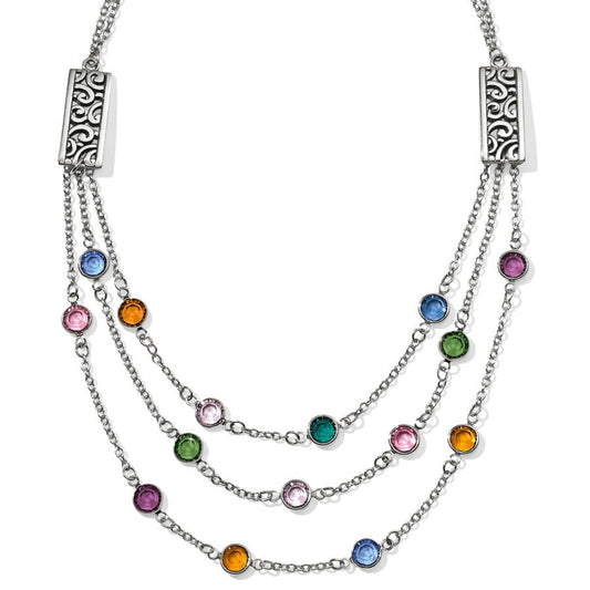 JL9753 Elora Gems Multi Layer Necklace