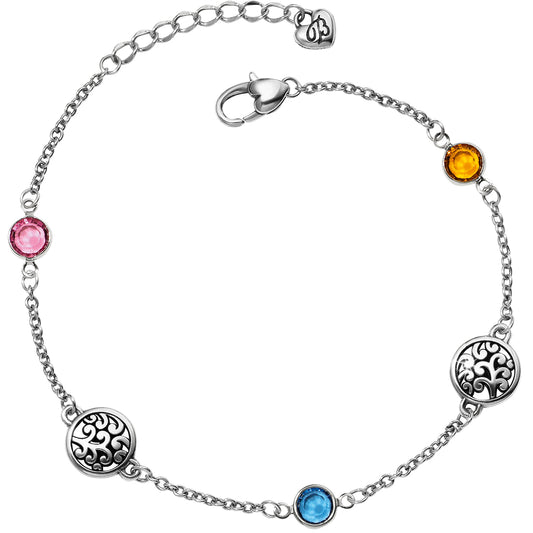 J71733 Elora Gems Anklet