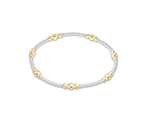 BPURPG4MXM Purpose Gold 4mm Bead Bracelet - Mixed Metal