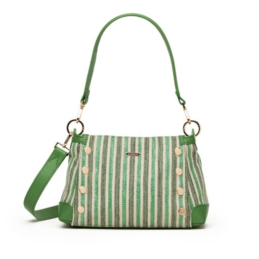 Bryant Med Pickle Stripe/Gold