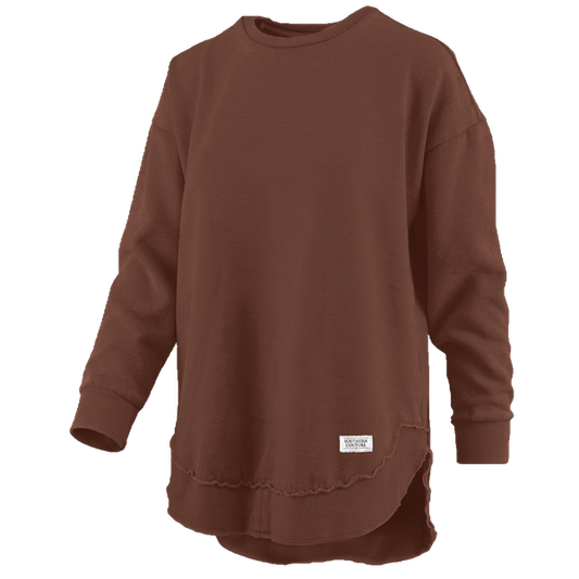 Comfy Round Here Sweatshirt Espresso
