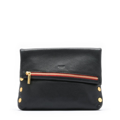 Vip Medium Black/Brushed Gold Red Zip