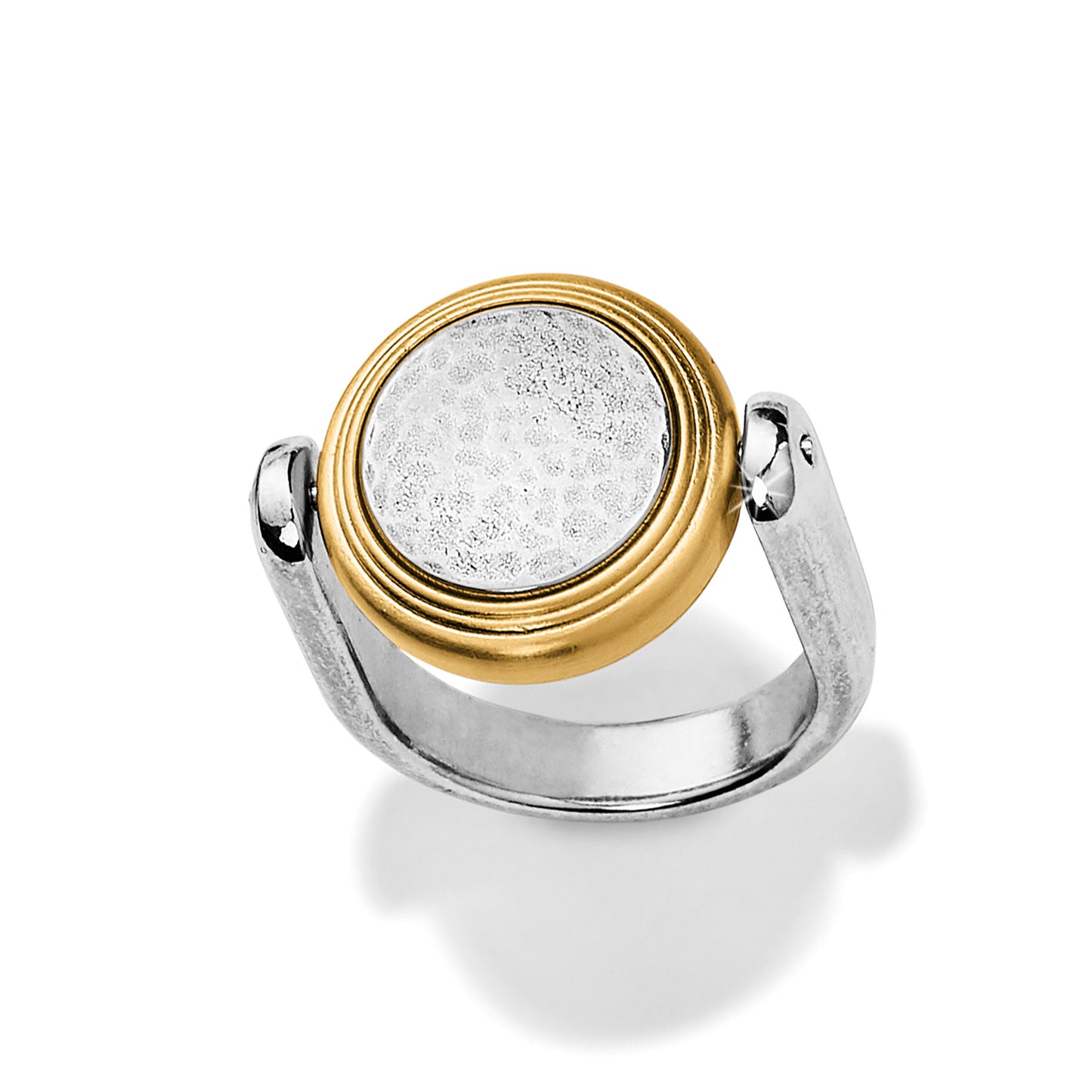 J62782  Ferrara Two Tone Reversible Ring