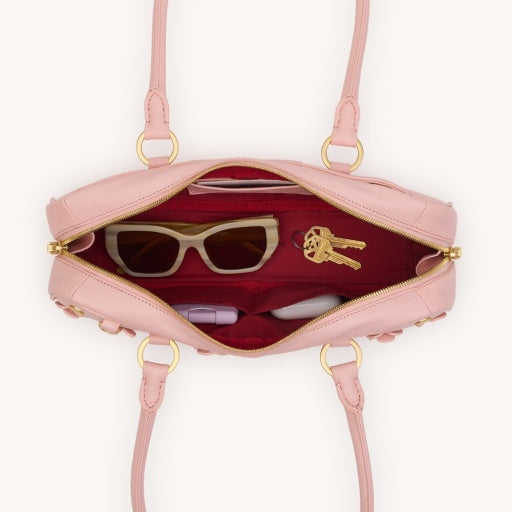 Meredith Small Flamingo Flora/Brushed Gold