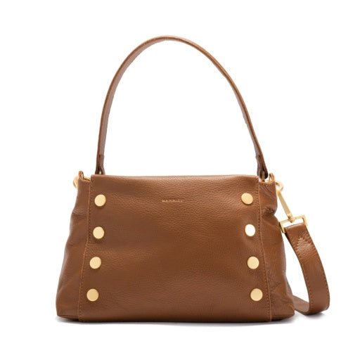 Bryant Medium Mahogany Pebble/Brushed Gold Red Zipper