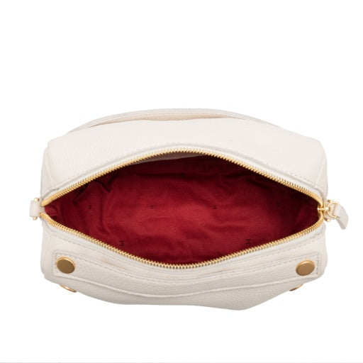 Evan Crossbody Small Calla Lily White/Brushed Gold