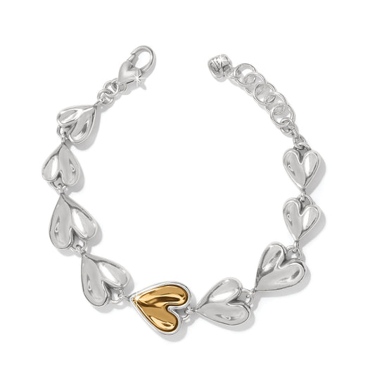 JF0232 Cascade Heart Bracelet