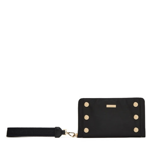 Bryant Wallet Black Nylon Cargo/Gold Red Zip