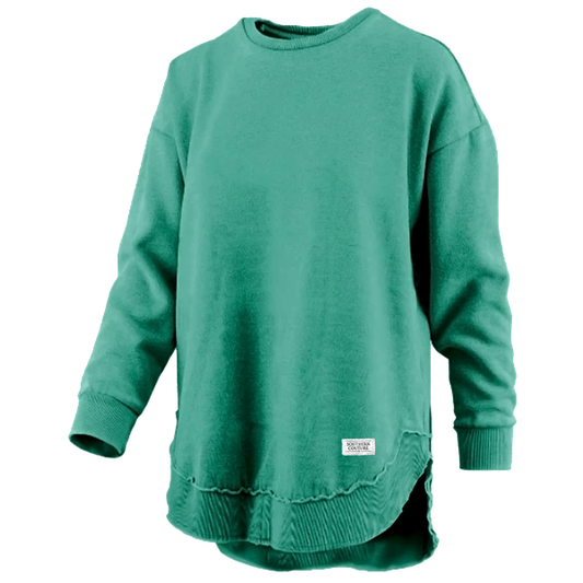 Comfy Round Here Sweatshirt Island Green