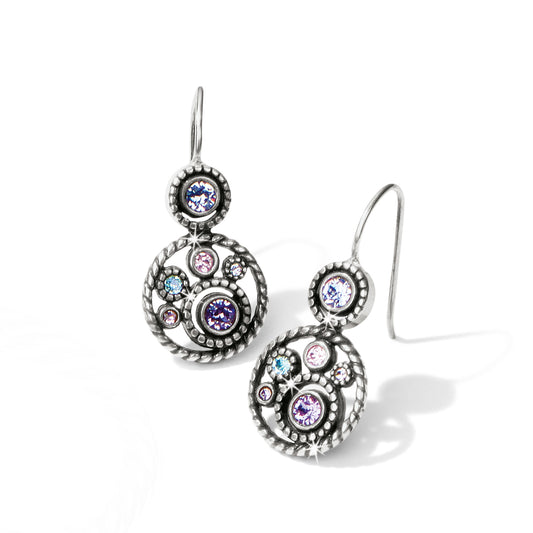 JE9663 Tnz Halo French Wire Earrings