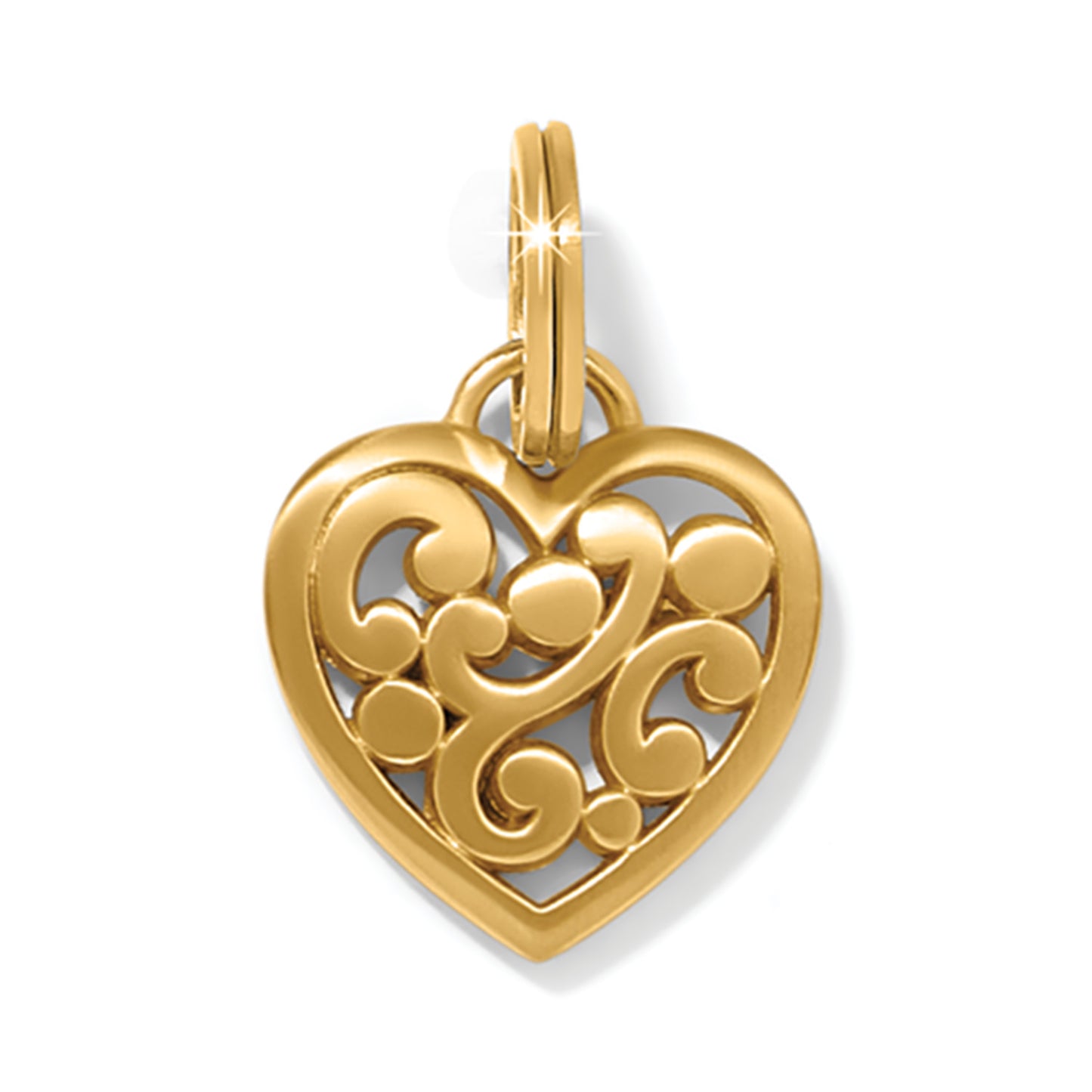 JC7385 Contempo Gold Heart Charm
