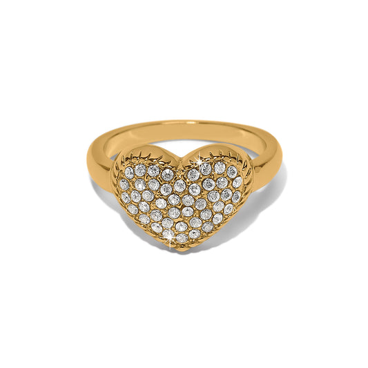 J63295 Illumina Celeste Hrt Gld Ring 8