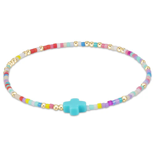 BHOPUNWSCHOTM Hope Unwritten Signature Cross Bracelet - Hot Mess