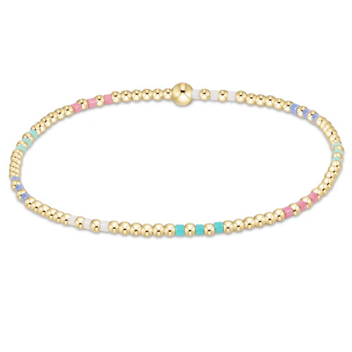BHOPJOYP2HOTMSS25 Hope Joy Pattern 2mm Bead Bracelet - Hot Mess SS25