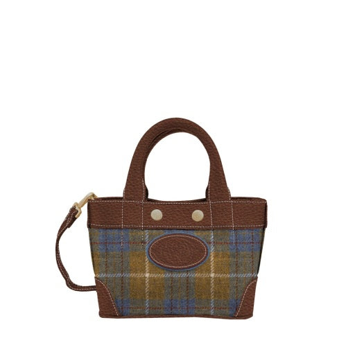 PREORDER NOW!  Olympia Tote Mini Highlands Tweed/Antique Gold