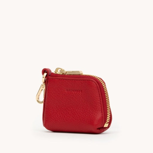 Syd Pouch Chili Red/Gold
