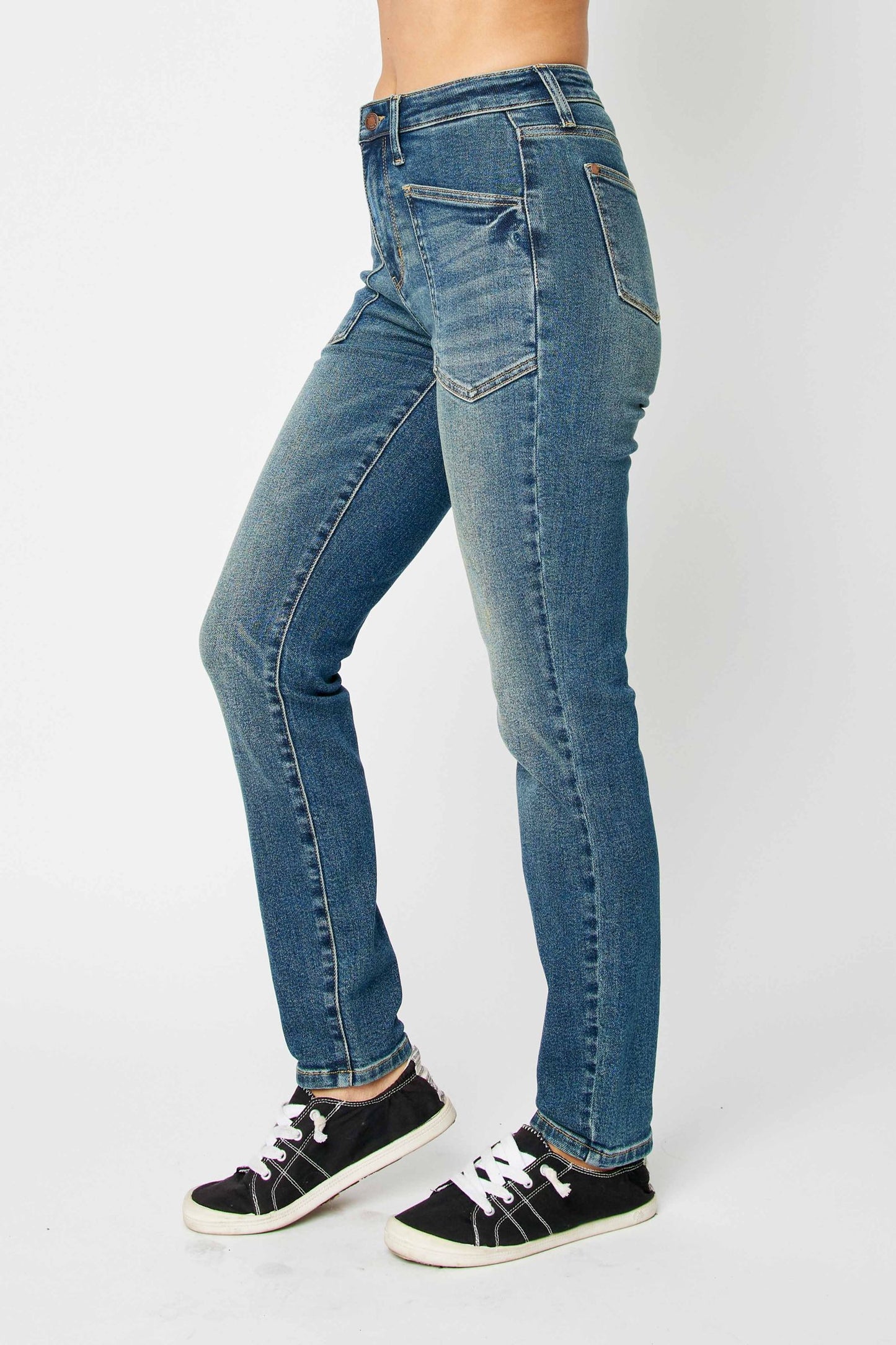 88687 Judy Blue High Waist Classic Relaxed Jeans