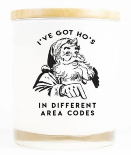 Ho’s Area Codes Candle
