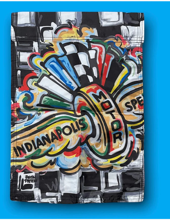 IMS Wing and Wheel Garden Flag