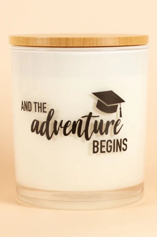 Adventure Begins Candle