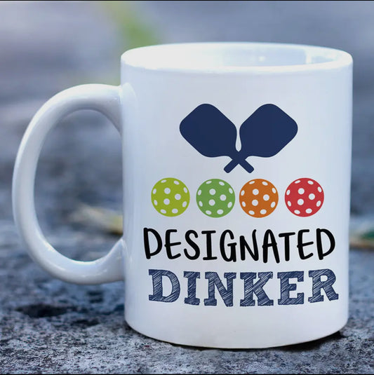 Designated Dinker Pickleball Mug