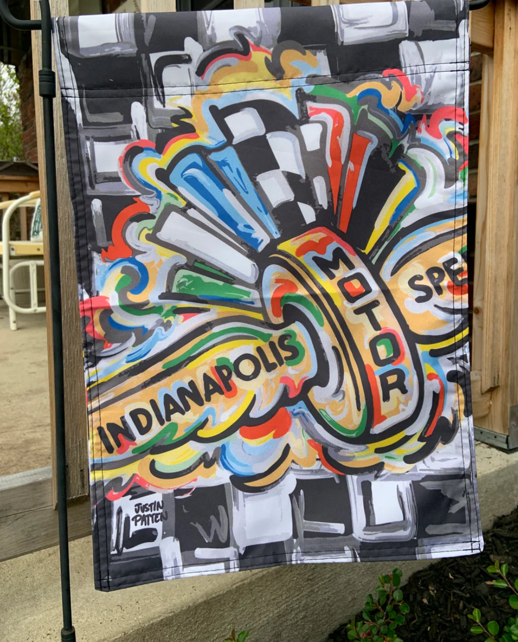 IMS Wing and Wheel Garden Flag